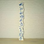 Αρωματική Λαμπάδα από Φυτικό Κερί - Splash Μπλε Wave