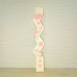 Αρωματική Λαμπάδα από Φυτικό Κερί - Μονόκεροι Λευκό & Ροζ