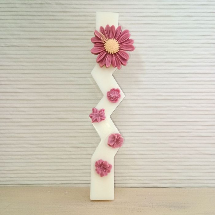 Αρωματική Λαμπάδα από Φυτικό Κερί - Μαργαρίτες 2 Αρωματική Λαμπάδα από Φυτικό Κερί - Μαργαρίτα Σάπιο Μήλο - Image 1