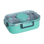 Ορθογώνιο Ανοξείδωτο Θερμός Φαγητού Ecolife 850ml Μπλε