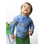 Αντηλιακό Σετ Μαγιό Σορτς και Μπλούζα Zoocchini Dino - Image 3