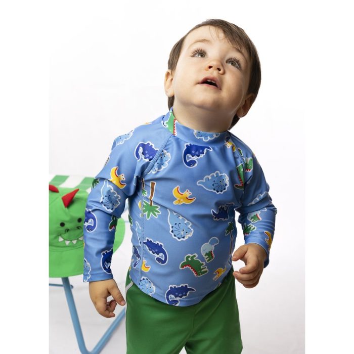 Αντηλιακό Σετ Μαγιό και Μπλούζα Zoocchini Dino 2 Αντηλιακό Σετ Μαγιό Σορτς και Μπλούζα Zoocchini Dino - Image 3