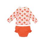 Αντηλιακό Σετ Μαγιό και Μπλούζα Zoocchini Strawberry - Image 3
