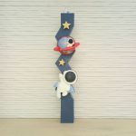 Αρωματική Λαμπάδα από Φυτικό Κερί - Αστροναύτης Zig Zag