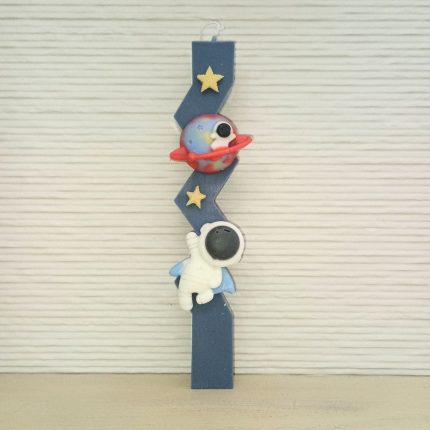 Αρωματική Λαμπάδα από Φυτικό Κερί - Αστροναύτης Zig Zag