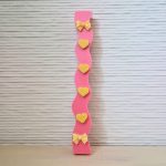 Αρωματική Λαμπάδα από Φυτικό Κερί - Κίτρινες Καρδούλες