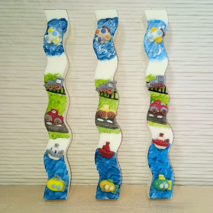 Αρωματική Λαμπάδα από Φυτικό Κερί - Μέσα Μεταφοράς Αρωματική Λαμπάδα από Φυτικό Κερί - Μέσα Μεταφοράς - Image 1