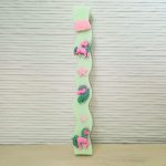 Αρωματική Λαμπάδα από Φυτικό Κερί - Μονόκεροι Φουξ & Πράσινο