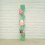 Αρωματική Λαμπάδα από Φυτικό Κερί - Παγωτά Zig Zag