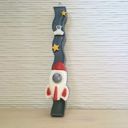 Αρωματική Λαμπάδα από Φυτικό Κερί - Πύραυλος Wave