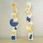 Σετ Αρωματικές Λαμπάδες από Φυτικό Κερί - Mum/Dad to Be για Αγόρι