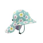 Αντηλιακό Καπέλο με Προστασία Αυχένα UPF50+ Cape Sunhat Zoocchini - Daisy