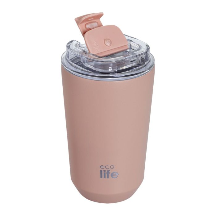 Ποτήρι Θερμός Ecolife - Pure Pink Coffee Thermos 360ml 1 Ποτήρι Θερμός Ecolife - Pure Pink Coffee Thermos 360ml - Image 2