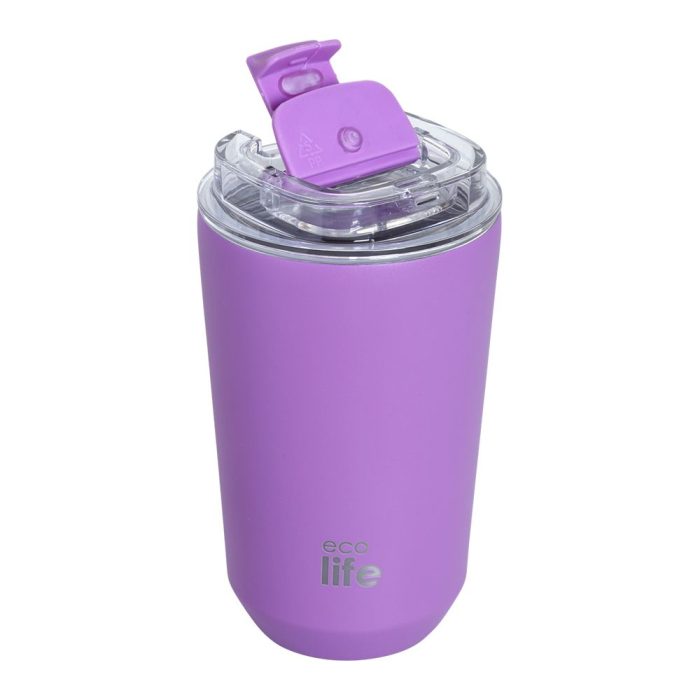 Ποτήρι Θερμός Ecolife - Pure Purple Coffee Thermos 360ml 1 Ποτήρι Θερμός Ecolife - Pure Purple Coffee Thermos 360ml - Image 2