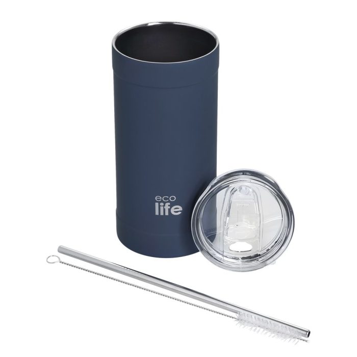 Ποτήρι Θερμός Ecolife - Sapphire Blue Coffee Thermos 500ml 2 Ποτήρι Θερμός Ecolife - Sapphire Blue Coffee Thermos 500ml - Image 2