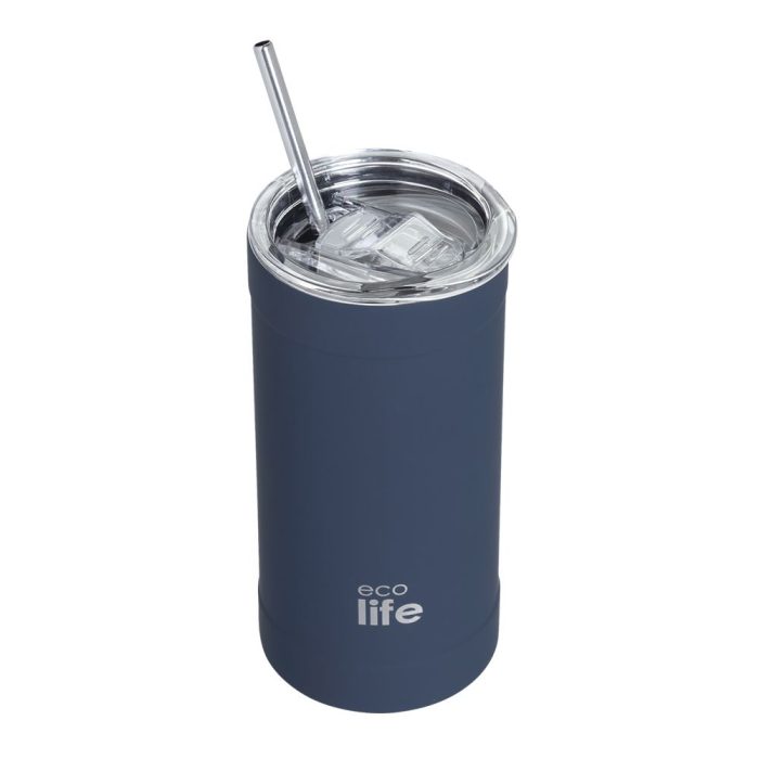 Ποτήρι Θερμός Ecolife - Sapphire Blue Coffee Thermos 500ml Ποτήρι Θερμός Ecolife - Sapphire Blue Coffee Thermos 500ml - Image 1