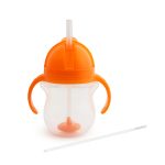 Κύπελλο με καλαμάκι Munchkin Tip & Sip Cup Orange 207ml - Image 2