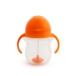 Κύπελλο με καλαμάκι Munchkin Tip & Sip Cup Orange 207ml - Image 4