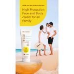 Αντηλιακή Κρέμα BeeFactor SPF50 Exotic Coconut για πρόσωπο & σώμα, κατάλληλη από 12, με άρωμα καρύδας και βιταμίνη Ε