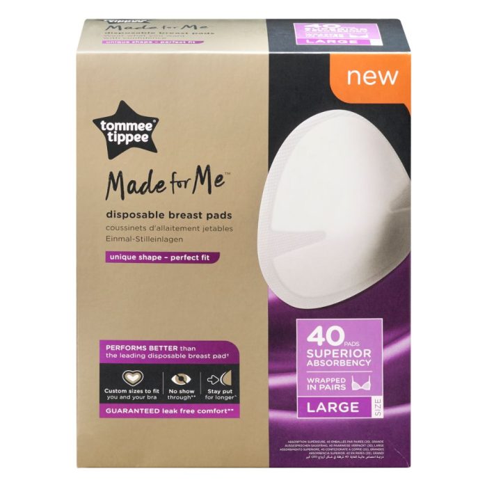 Επιθέματα στήθους μιας χρήσης Made for Me Tommee Tippee - Large 40 τμχ 1 Επιθέματα στήθους μιας χρήσης Made for Me Tommee Tippee - Large 40 τμχ - Image 7