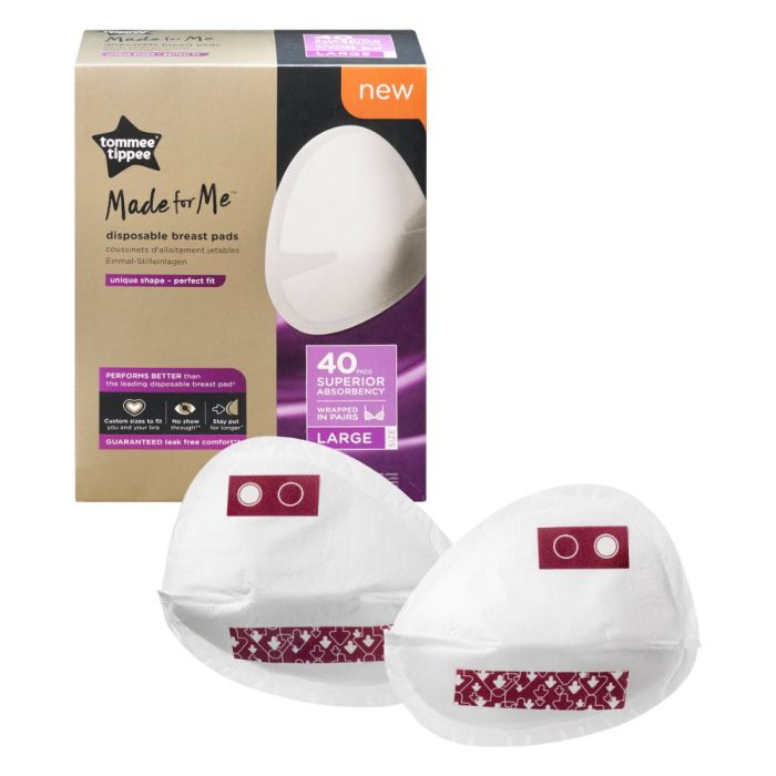 Επιθέματα στήθους μιας χρήσης Made for Me Tommee Tippee - Large 40 τμχ Επιθέματα στήθους μιας χρήσης Made for Me Tommee Tippee - Large 40 τμχ - Image 1