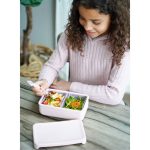 Φαγητοδοχείο Σιλικόνης 2 Θέσεων Melii Silicone Bento 700ml- Ροζ/Μωβ - Image 6