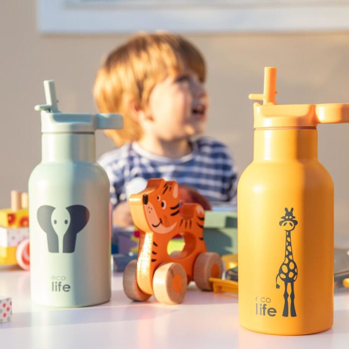 Ανοξείδωτο Παγούρι Θερμός με Καλαμάκι Ecolife Kids Thermos Animals 350ml 2 Ανοξείδωτο Παγούρι Θερμός με Καλαμάκι Ecolife Kids Thermos Animals 350ml Giraffe - Image 7