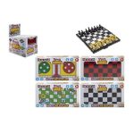 Μαγνητικά Παιχνίδια Ταξιδιού - Σκάκι, Ντάμα, Γκρινιάρης, Φιδάκι