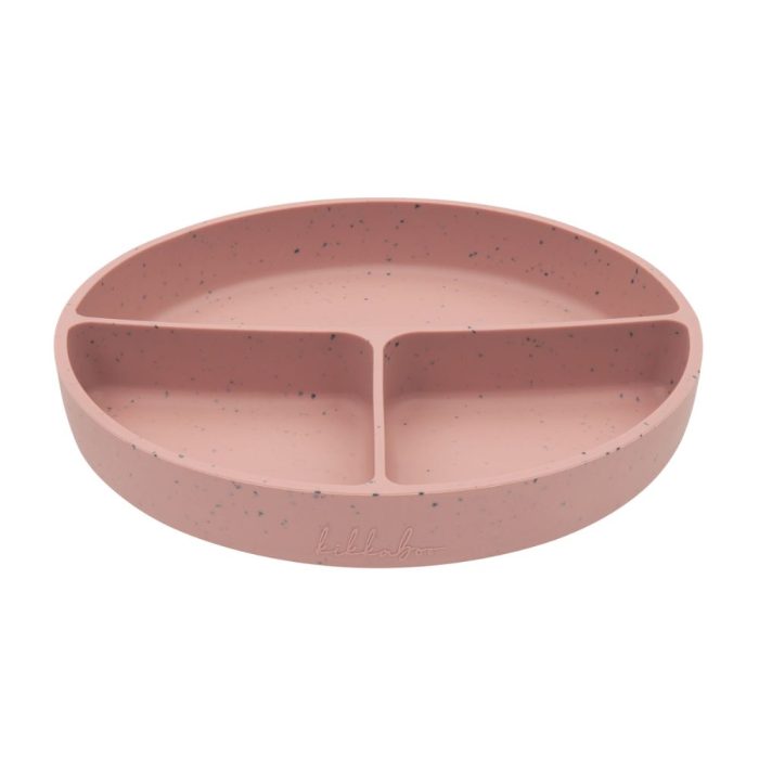 Πιάτο Σιλικόνης με Χωρίσματα και Βεντούζα 600ml Kikka Boo Blush Πιάτο Σιλικόνης με Χωρίσματα και Βεντούζα 600ml Kikka Boo Blush