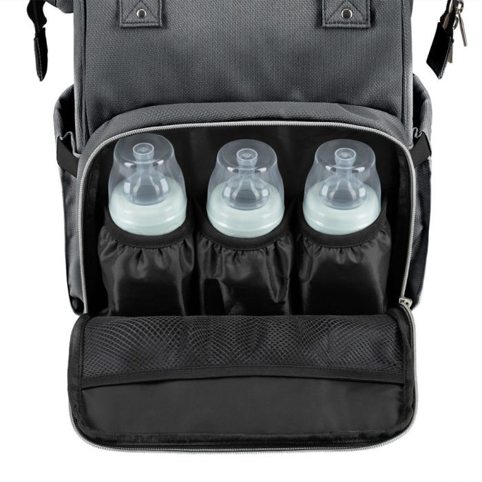 Τσάντα Μαμάς-Αλλαξιέρα Kikka Boo Siena Dark Grey 6 Τσάντα Μαμάς-Αλλαξιέρα Kikka Boo Siena Dark Grey - Image 7