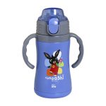 Ανοξείδωτο Παγούρι Θερμός με Καλαμάκι Ecolife Kids Thermos 300ml Bing - Voooosh Μπλε