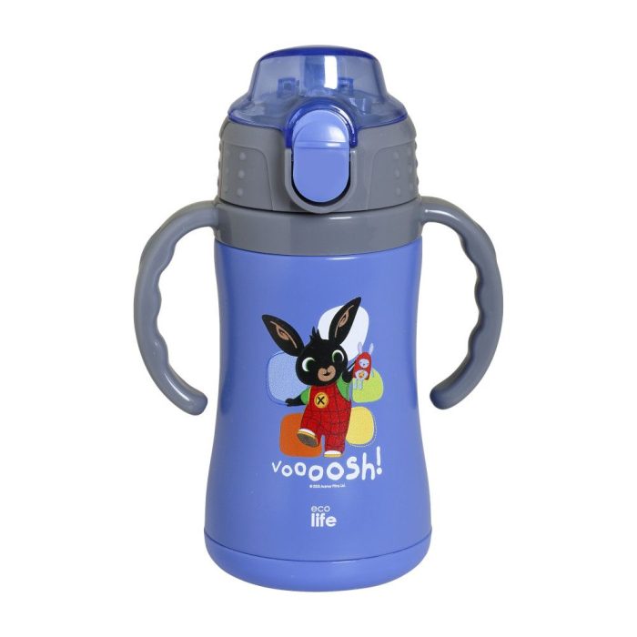 Ανοξείδωτο Παγούρι Θερμός με Καλαμάκι Ecolife Kids Thermos 300ml Bing - Voooosh Μπλε Ανοξείδωτο Παγούρι Θερμός με Καλαμάκι Ecolife Kids Thermos 300ml Bing - Voooosh Μπλε - Image 1
