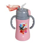 Ανοξείδωτο Παγούρι Θερμός με Καλαμάκι Ecolife Kids Thermos 300ml It's A Bing Thing Ροζ - Image 2