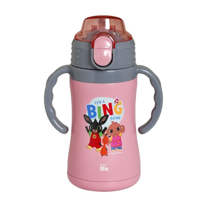Ανοξείδωτο Παγούρι Θερμός με Καλαμάκι Ecolife Kids Thermos 300ml It's A Bing Thing Ροζ Ανοξείδωτο Παγούρι Θερμός με Καλαμάκι Ecolife Kids Thermos 300ml It's A Bing Thing Ροζ - Image 1