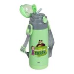 Ανοξείδωτο Παγούρι Θερμός με Καλαμάκι Ecolife Kids Thermos 400ml Masha-Respect the Earth Mint - Image 2