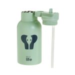 Ανοξείδωτο Παγούρι Θερμός με Καλαμάκι Ecolife Kids Thermos Animals 350ml Elephant - Image 3