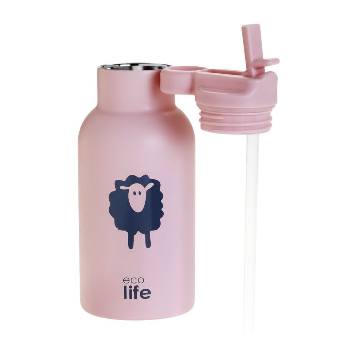 Ανοξείδωτο Παγούρι Θερμός με Καλαμάκι Ecolife Kids Thermos Animals 350ml Sheep 2 Ανοξείδωτο Παγούρι Θερμός με Καλαμάκι Ecolife Kids Thermos Animals 350ml Sheep - Image 3