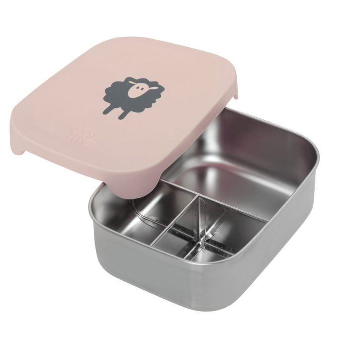 Ανοξείδωτο Φαγητοδοχείο με Χώρισμα 800ml Ecolife - Sheep 1 Ανοξείδωτο Φαγητοδοχείο με Χώρισμα 800ml Ecolife - Sheep - Image 2