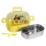 Φαγητοδοχείο με Χώρισμα 900ml Ecolife - Masha-Save The Wild - Image 2