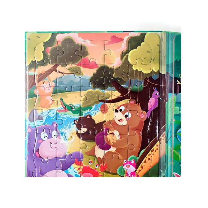 Μαγνητικό Βιβλίο με Παζλ 2 σε 1 - Animal Puzzle 4 Μαγνητικό Βιβλίο με Παζλ 2 σε 1 - Animal Puzzle - Image 5