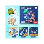 Μαγνητικό Βιβλίο με Παζλ 3 σε 1 - Space - Image 2