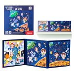 Μαγνητικό Βιβλίο με Παζλ 3 σε 1 - Space