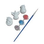 Γύψινα Σχέδια για Ζωγραφική - Χριστουγεννιάτικες Μορφές 3τμχ - Image 2