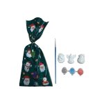 Γύψινα Σχέδια για Ζωγραφική - Χριστουγεννιάτικες Μορφές 3τμχ