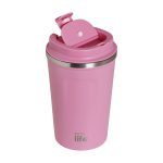 Ποτήρι Θερμός Ecolife - Rose Pink Coffee Thermos 370ml - Image 2