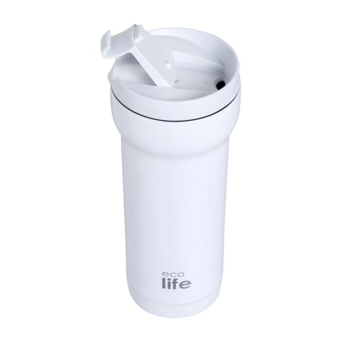 Ποτήρι Θερμός Ecolife - White Coffee Thermos 420ml - Image 2