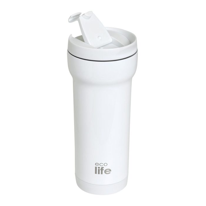 Ποτήρι Θερμός Ecolife - White Coffee Thermos 420ml - Image 3
