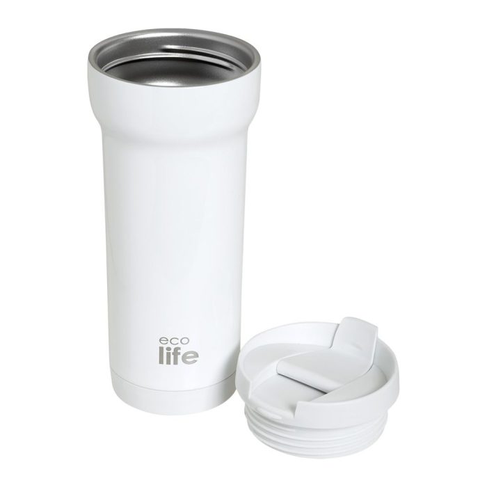 Ποτήρι Θερμός Ecolife - White Coffee Thermos 420ml - Image 4