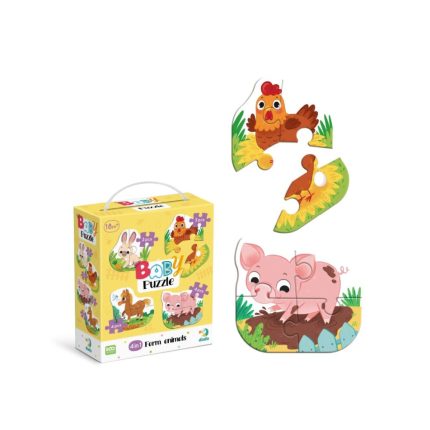 Παζλ 2-3-4 Elements - Ζώα της Φάρμας