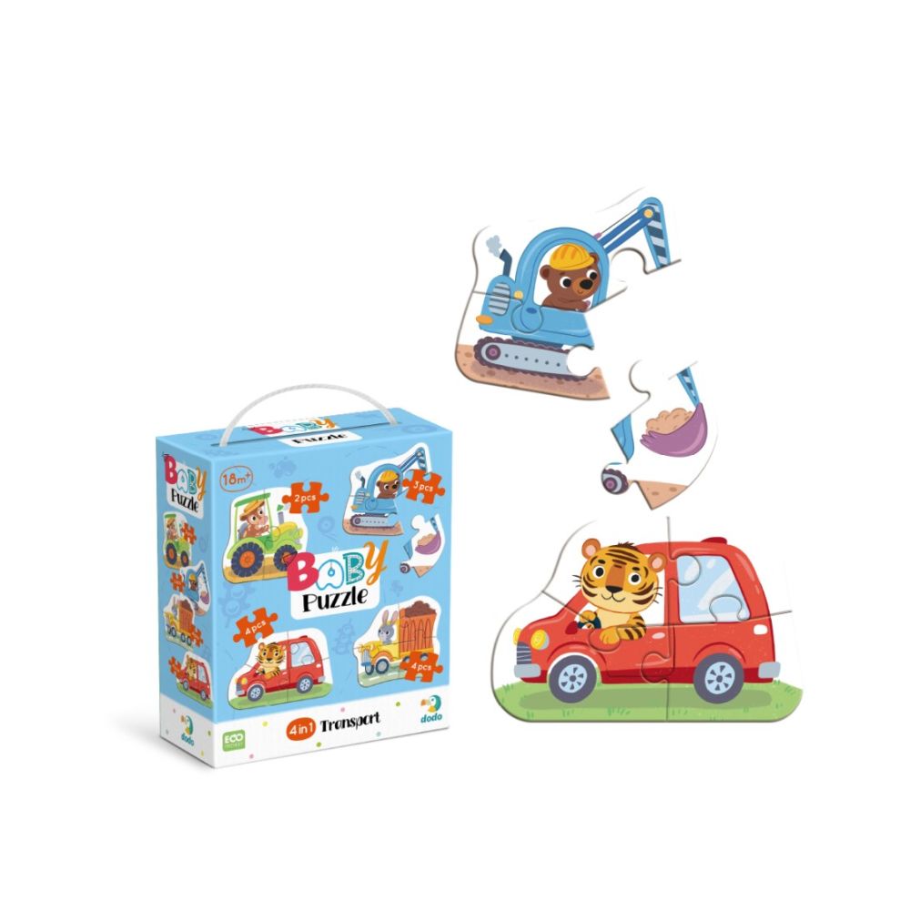 Παζλ 2-3-4 Elements - Μέσα Μεταφοράς Παζλ 2-3-4 Elements - Μέσα Μεταφοράς - Image 1